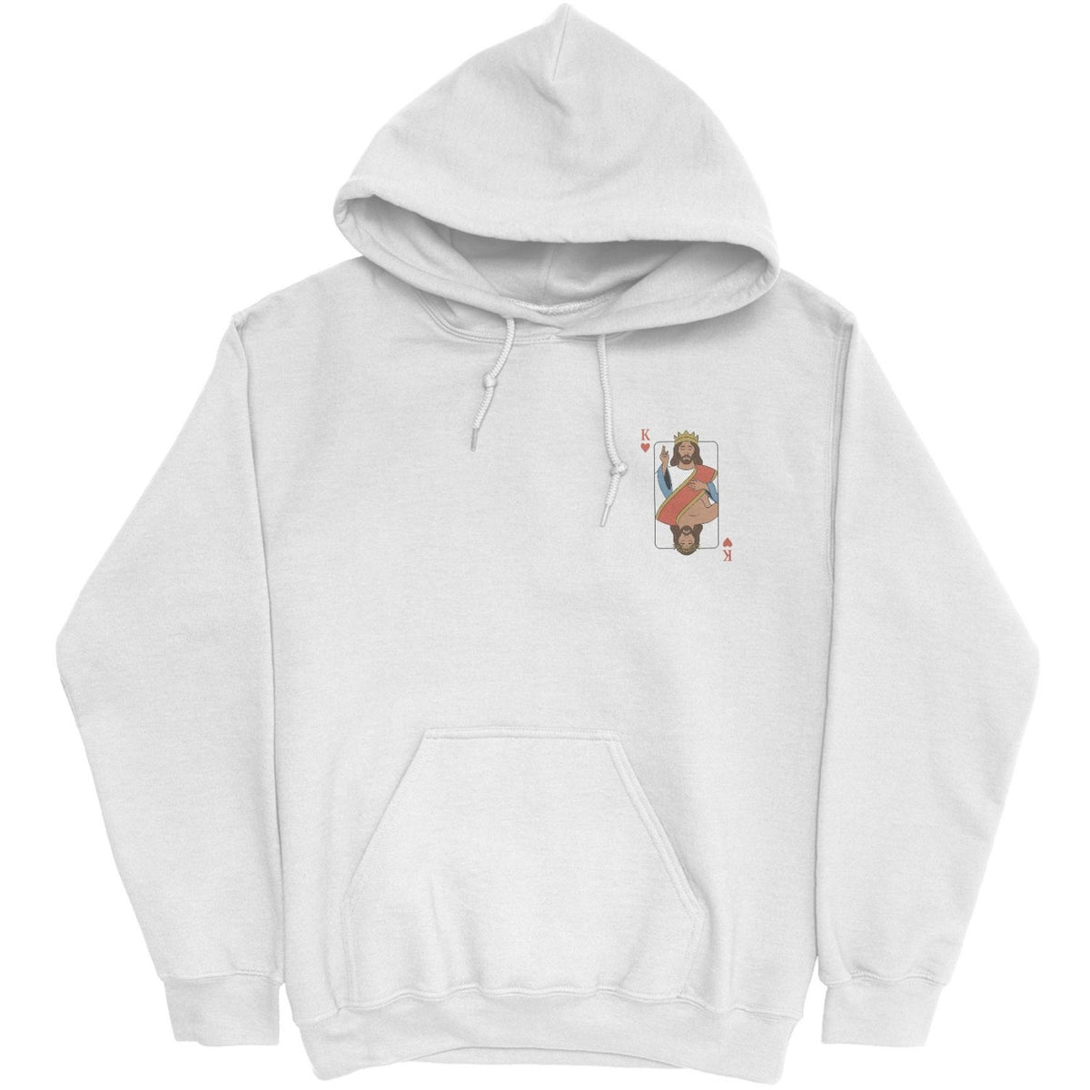 King of Hearts Christian Hoodie – Faith Streetwear – By Design Threads